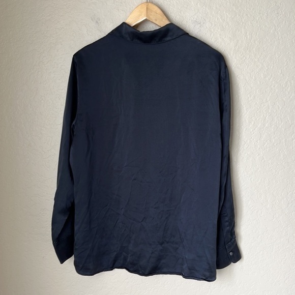 Ravella black silk button long sleeve - Picture 9 of 13